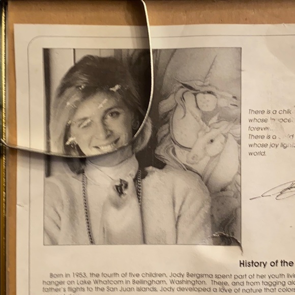 Jody Bergsma Framed Lithograph Signed 1990 - Picture 4 of 5